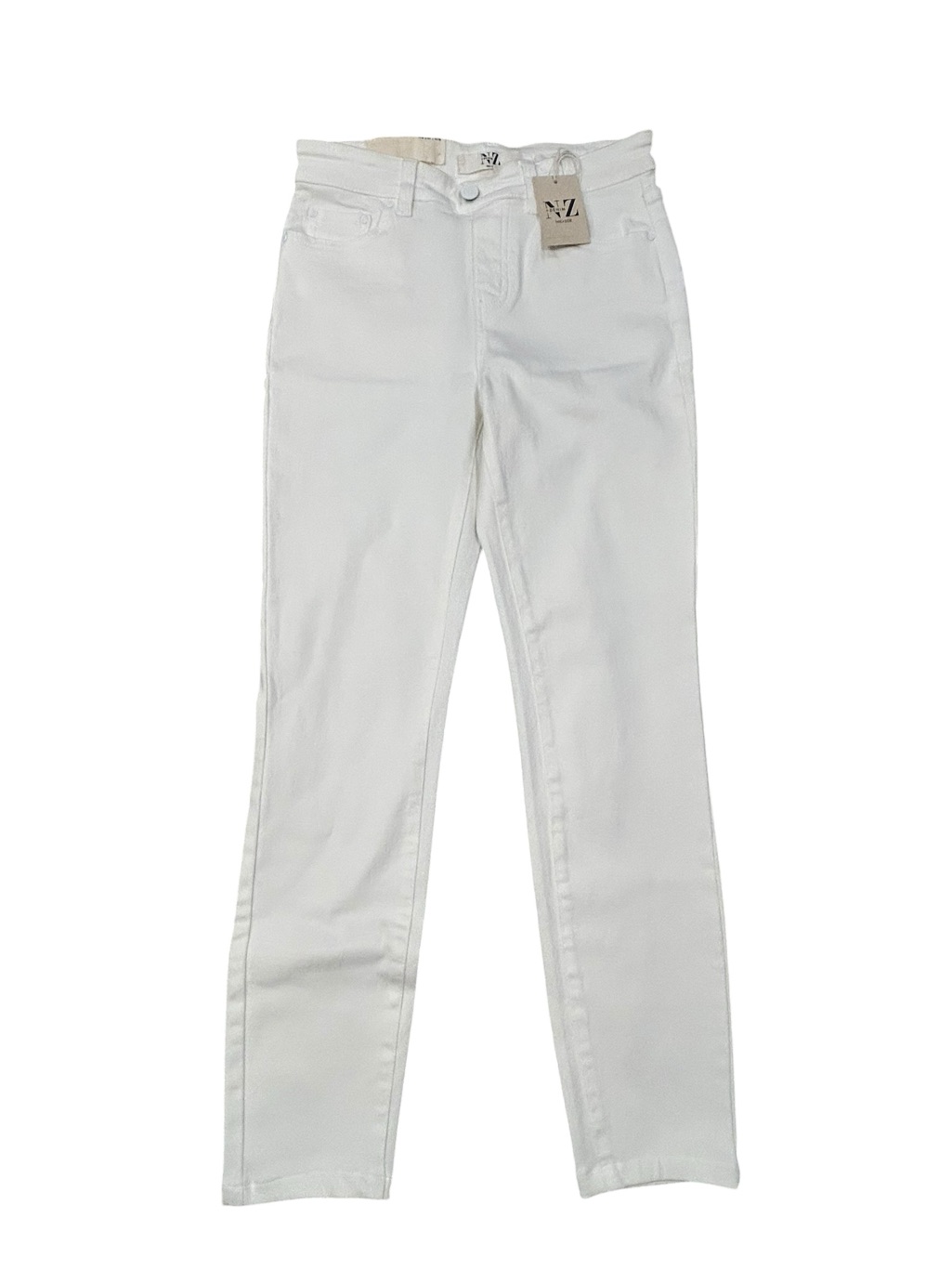 Nic+Zoe Paper White Women's Mid Rise Slim Ankle Jeans 26 Nwt Denim Clean Casual